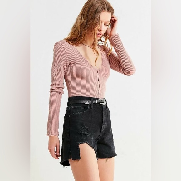 Agolde Dee Ultra High Rise Shorts In Seeker🐞